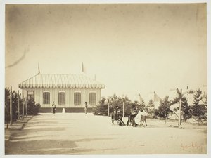 Ohne Titel [Offiziere], 1857 von Gustave Le Gray