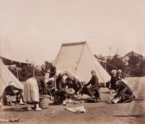 Mahlzeit der Zouaven von Gustave Le Gray