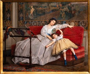 Freuden der Mutterschaft von Gustave Léonard de Jonghe