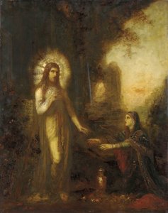 Christus und Maria Magdalena (Noli Me Tangere) ca. 1889 von Gustave Moreau