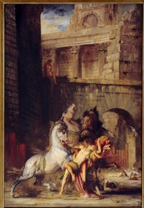 Diomedes von seinen Pferden verschlungen