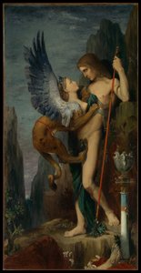Ödipus und die Sphinx von Gustave Moreau
