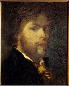 Selbstporträt. Gemälde von Gustave Moreau (1826-1898) 1850. Paris, Musée Gustave Moreau von Gustave Moreau