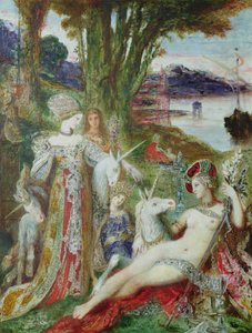 Die Einhörner von Gustave Moreau