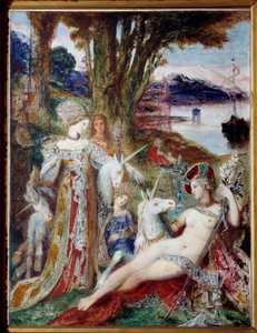 Die Einhörner von Gustave Moreau