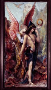 Die Stimmen. Gemälde von Gustave Moreau (1826-1898) vor 1889. Paris, Arts Décoratifs von Gustave Moreau