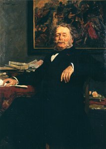 Porträt des Komponisten Karel Charles Miry 1823-1889, 1885 von Gustave Vanaise