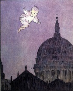 Illustration für „La storia di Peter Pan“, Märchen von James Matthew Barrie (J. M. Barrie)