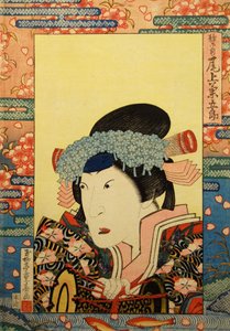 Kabuki-Schauspieler Onoe Kikugorō III als Shizuka Gozen, 1830