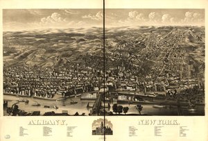 Albany, New York 1879 von H.H. Rowley and Co.; Beck and Pauli