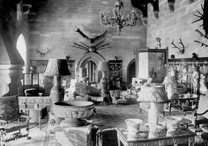Die Große Halle, Warwick Castle, 1924-1926 von HN King