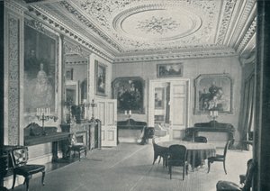 Das Speisezimmer der Königin im Osborne House, um 1899, 1901 von HN King
