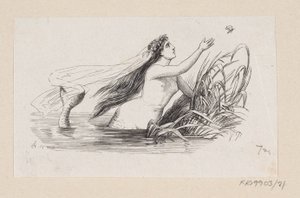 Illustration zu "Die kleine Meerjungfrau" in H.C. Andersen, "Märchen und Geschichten", Band 1