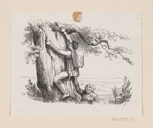 Illustration zu "Das Feuerzeug" in H.C. Andersen, "Märchen und Geschichten", Band 1