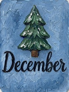 Dezember Weihnachtsbaum