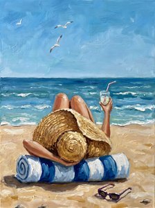 Sommerstrand-Entspannung von HUGO