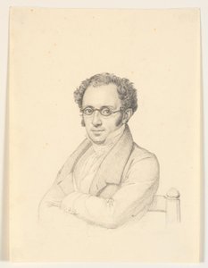 Porträt von Notarius Publicus, Professor, Etatsrat Nicolai Christian Levin Abrahams von H.W. Bissen