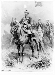 Seine Kaiserliche Majestät Mutsuhito, Kaiser von Japan (1852-1912) aus The Illustrated London News, 16. Januar 1904