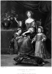 Henrietta von Orléans, Tochter von Charles I. von H. Bourne