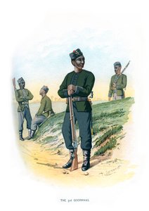 Die 3. Goorkhas, ca. 1890 von H. Bunnett