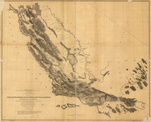 Von der San Francisco Bay zu den Ebenen von Los Angeles: aus Erkundungen und Vermessungen