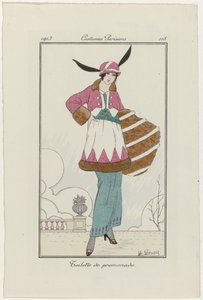 Journal des Dames et des Modes, Costumes Parisiens, 1913, Nr. 118: Toilette de promenade