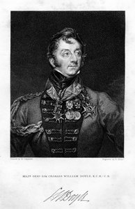 Sir Charles Hastings Doyle 1804-1883, britischer Soldat, 1837