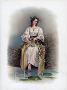 Ophelia, 1891 von H Saunders