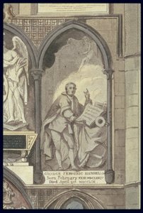 Westseite der Poets Corner (Detail) von H. Villiers