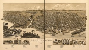 La Crosse, Wis., Kreissitz von La Crosse County 1887