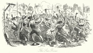 Das Meer steigt von Hablot Knight (1815-92) (after) Browne