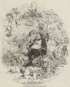 Unser Weihnachtstraum (Gravur) von after Hablot Knight Browne