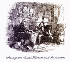 Bleak House von Hablot Knight Browne