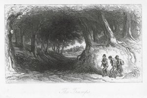 Straßen von London: Die Landstreicher von Hablot Knight (1815 92) Browne