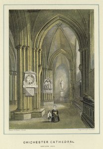 Kathedrale von Chichester, nördliches Seitenschiff von Hablot Knight Browne