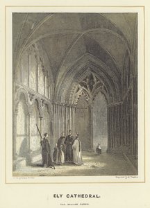 Kathedrale von Ely, die Galilee Porch von Hablot Knight Browne