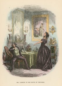 Illustration für Dombey und Sohn von Hablot Knight Browne