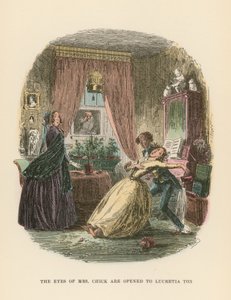 Illustration für Dombey und Sohn von Hablot Knight Browne