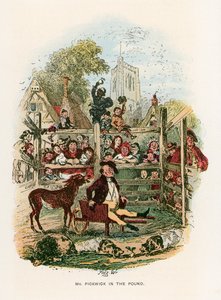 Illustration für die Pickwick-Papiere von Hablot Knight Browne