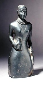 Figur einer europäischen Frau, ca. 1840