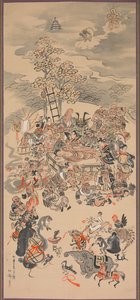 Ōtsu-e Nirvana des Buddha (Ōtsu-e Butsu Nehanzu) von Hakuen