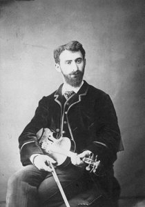 Porträt des Geigers und Komponisten Tivadar Nachéz 1859-1930