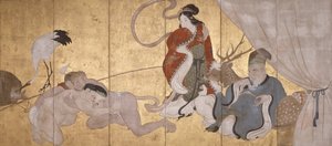 Sieben Götter des Glücks von Hanabusa Itcho