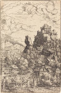 Landschaft mit Schloss