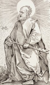 St. Peter hält die Schlüssel des Himmelreichs von Hans (after) Baldung Grien