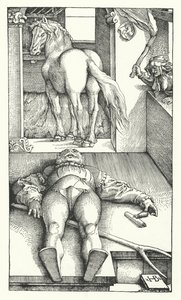 Der verhexte Bräutigam von Hans (after) Baldung Grien