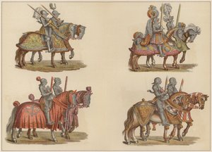 Ritter zu Pferd von Hans (after) Burgkmair