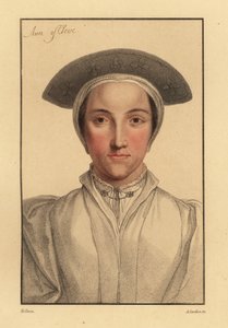 Anne von Kleve oder Amalia von Kleve, 1812 von Hans (after) Holbein the Younger