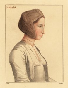Margaret Clement, Pflegetochter von Thomas More, 1812 (Gravur) von Hans (after) Holbein the Younger