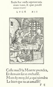 Der Geizhals von Hans (after) Holbein the Younger